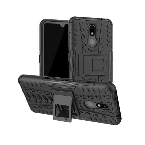 เคสกันกระแทกพื้นผิวยาง TPU + PC สำหรับ Nokia 4.2 พร้อมตัวยึด, For Nokia 4.2