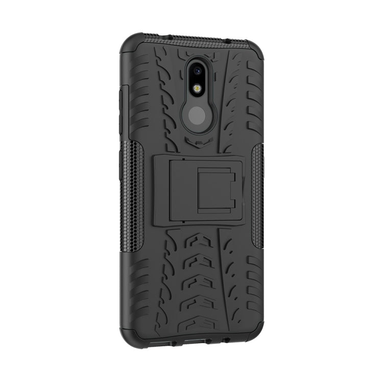 เคสกันกระแทกพื้นผิวยาง TPU + PC สำหรับ Nokia 4.2 พร้อมตัวยึด, For Nokia 4.2