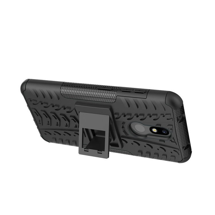 เคสกันกระแทกพื้นผิวยาง TPU + PC สำหรับ Nokia 4.2 พร้อมตัวยึด, For Nokia 4.2
