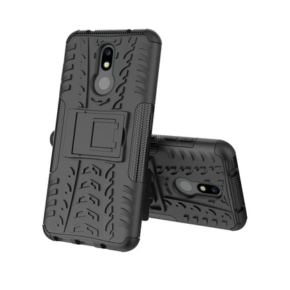 เคสกันกระแทกพื้นผิวยาง TPU + PC สำหรับ Nokia 4.2 พร้อมตัวยึด, For Nokia 4.2