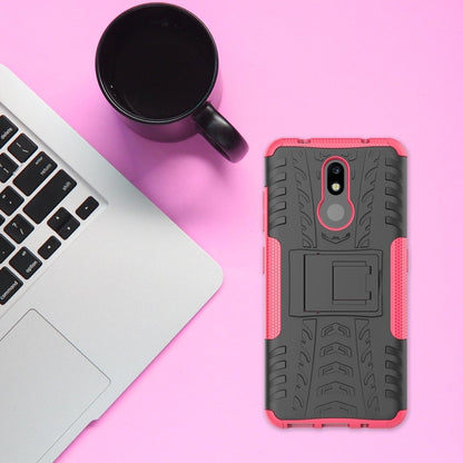 เคสกันกระแทกพื้นผิวยาง TPU + PC สำหรับ Nokia 4.2 พร้อมตัวยึด, For Nokia 4.2