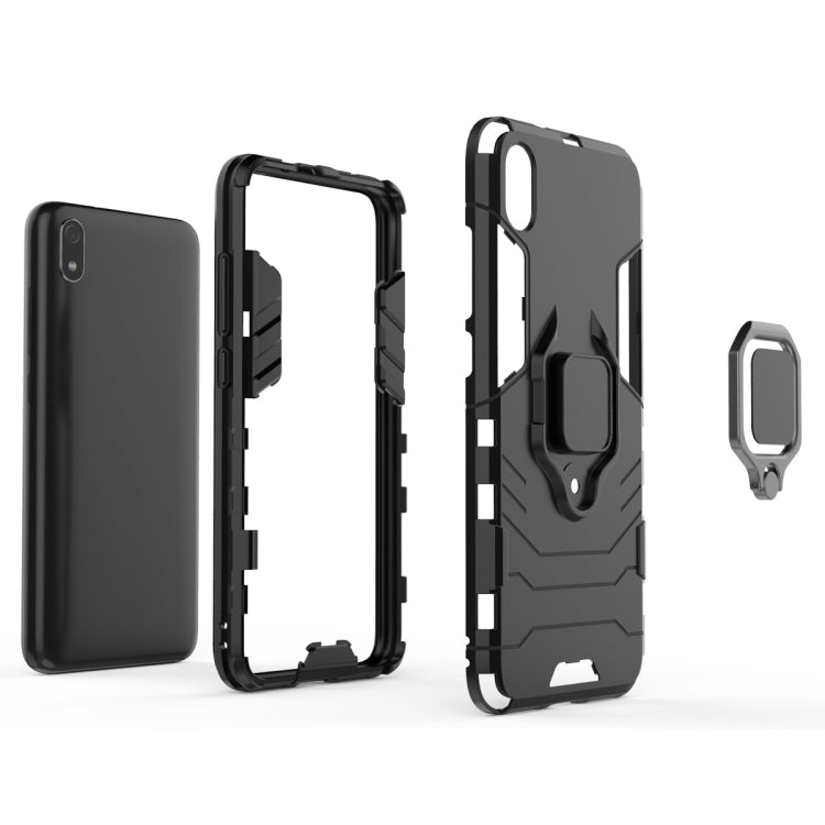 PC + TPU เคสกันกระแทกสำหรับ Xiaomi Redmi 7A พร้อมตัวยึดแหวนแม่เหล็ก, For Xiaomi Redmi 7A