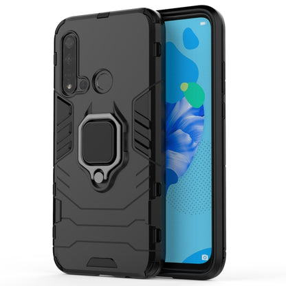 เคสกันกระแทก PC +TPU สำหรับ Huawei P20 Lite (2019) / Nova 5i พร้อมตัวยึดแหวนแม่เหล็ก