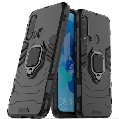 เคสกันกระแทก PC +TPU สำหรับ Huawei P20 Lite (2019) / Nova 5i พร้อมตัวยึดแหวนแม่เหล็ก