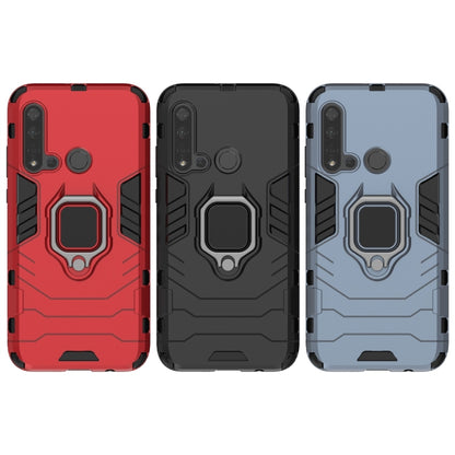 เคสกันกระแทก PC +TPU สำหรับ Huawei P20 Lite (2019) / Nova 5i พร้อมตัวยึดแหวนแม่เหล็ก