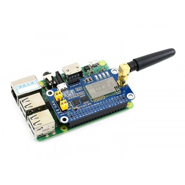 Waveshare LoRa HAT ย่านความถี่ 433MHz สำหรับ Raspberry Pi ใช้ได้กับยุโรป / เอเชีย / แอฟริกา, 433MHz