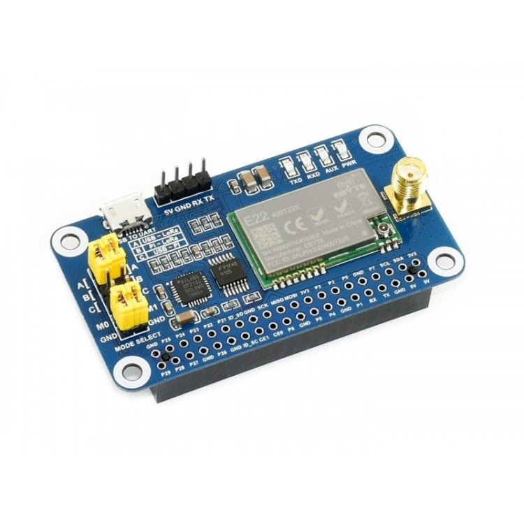 Waveshare LoRa HAT ย่านความถี่ 433MHz สำหรับ Raspberry Pi ใช้ได้กับยุโรป / เอเชีย / แอฟริกา, 433MHz