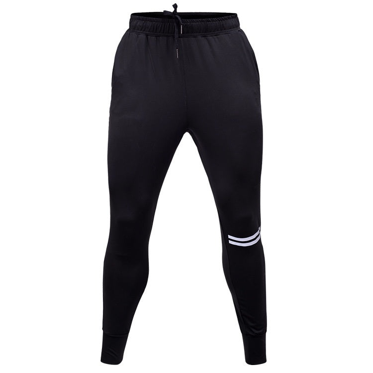 SIGETU Men Quick-drying Elastic Sport Pants (สี:ดำ Size:S), S, M, L, XL, 2XL, 3XL