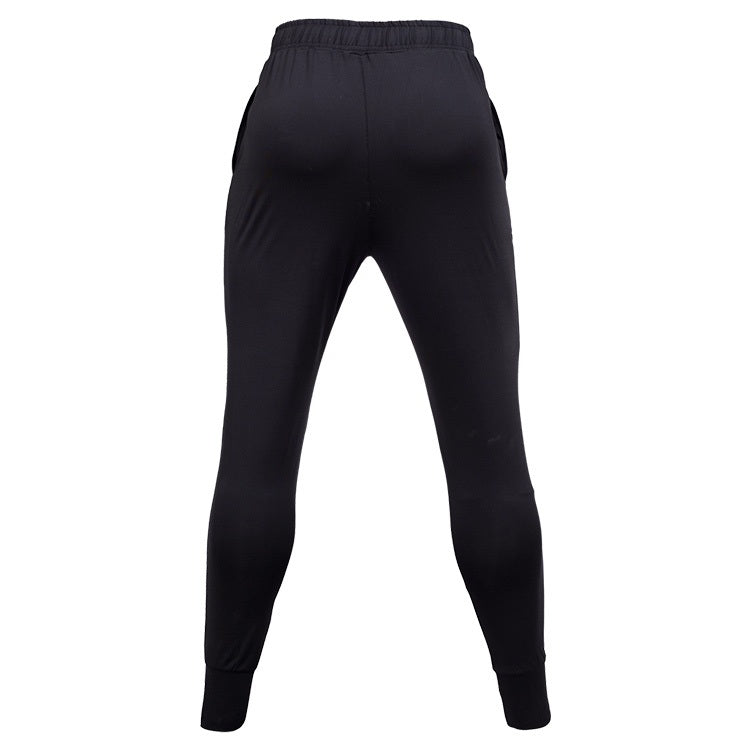 SIGETU Men Quick-drying Elastic Sport Pants (สี:ดำ Size:S), S, M, L, XL, 2XL, 3XL