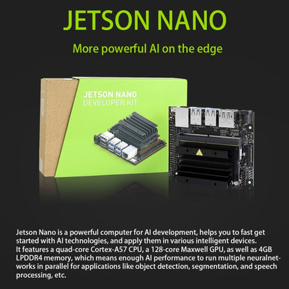 อุปกรณ์เสริม Waveshare JetBot AI Kit ส่วนเสริมสำหรับ Jetson Nano เพื่อสร้าง JetBot ปลั๊กของสหรัฐอเมริกา, Add-ons for Jetson Nano