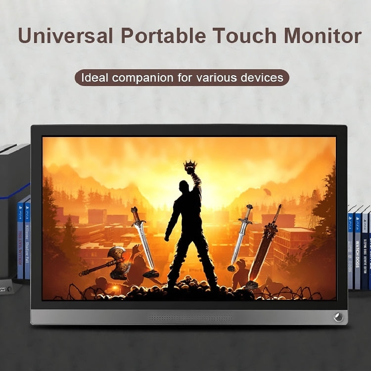 Waveshare 15.6 นิ้ว 1920x1080 Full HD จอสัมผัส IPS แบบพกพาอเนกประสงค์, พอร์ต HD / Type-C, 15.6 inch / 16527
