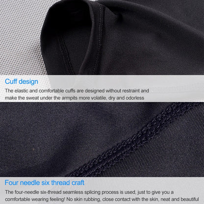 SIGETU เสื้อผ้าออกกำลังกายแขนยาวผู้ชายแห้งเร็ว (สี:ดำ ไซส์:XXL), S, M, L, XL, 2XL, 3XL