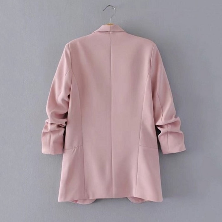 ผู้หญิงสีทึบไม่มีหัวเข็มขัดชุดลำลองบาง (สี:สีดำ Size:M), XXL, S, M, L, XL