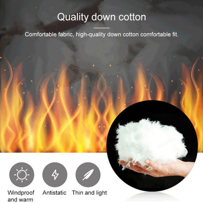 USB Security Smart อุณหภูมิคงที่ Fever Men Stand Collar Cotton Vest, S, M, L, XL, XXL, XXXL, XXXXL
