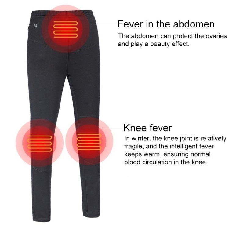 USB Secure Smart Thermostat Hair Hot Pants สำหรับผู้หญิง (สี:ดำ Size:S), M, L, XL, XXL, XXXL, 4XL