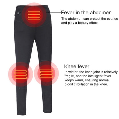 USB Secure Smart Thermostat Hair Hot Pants สำหรับผู้หญิง (สี:ดำ Size:S), M, L, XL, XXL, XXXL, 4XL