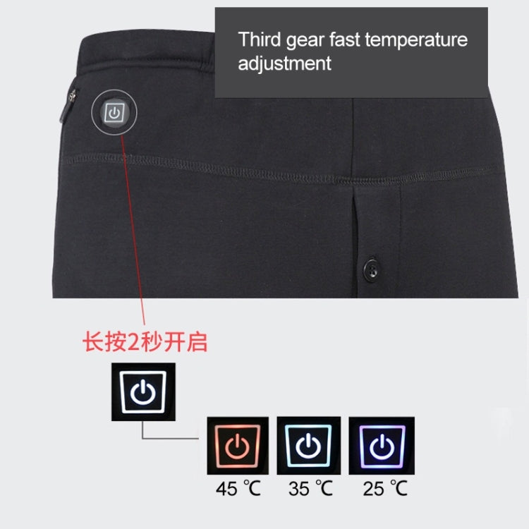USB Secure Smart Thermostat Hair Hot Pants สำหรับผู้หญิง (สี:ดำ Size:S), M, L, XL, XXL, XXXL, 4XL