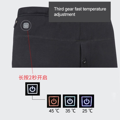 USB Secure Smart Thermostat Hair Hot Pants สำหรับผู้หญิง (สี:ดำ Size:S), M, L, XL, XXL, XXXL, 4XL