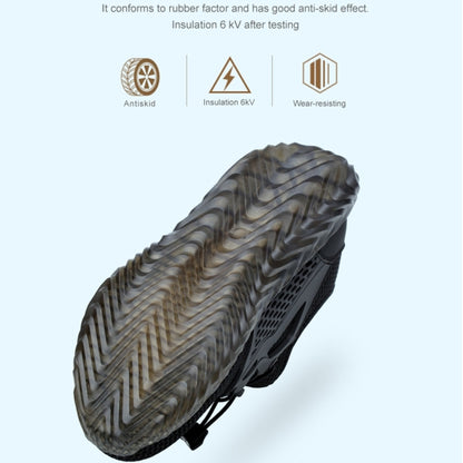 Jiefu Insulating Work Safety Shoes ระบายอากาศได้ดี ทนต่อแรงกระแทก และต้านทานการเจาะทะลุ, 41