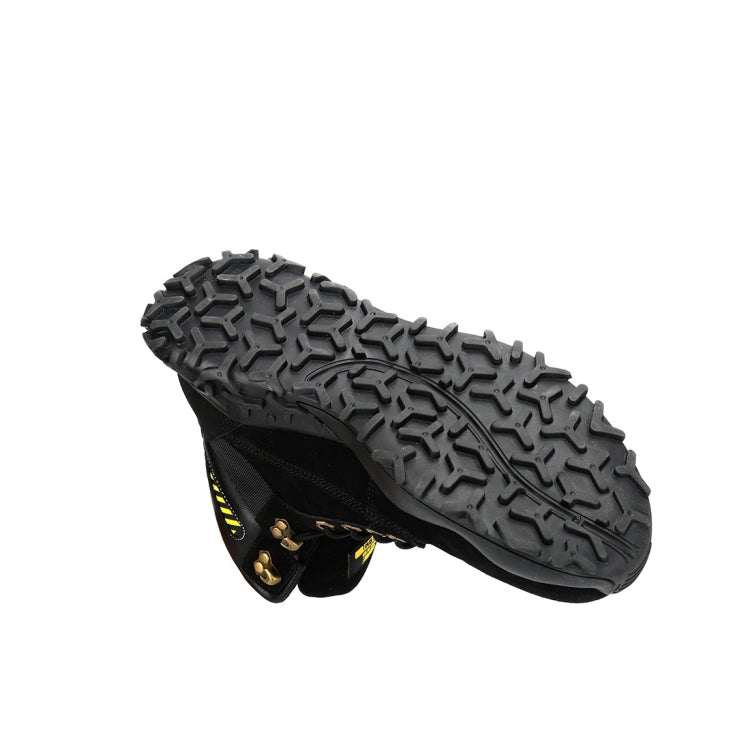 Jiefu Light And Breathable Steel Head Anti Smashing, Anti Piercing, Anti Slip and Waterproof Safety Shoes (Color:High Top Black Size:48), 36, 37, 38, 39, 40, 41, 42, 43, 44, 45, 46, 47, 48