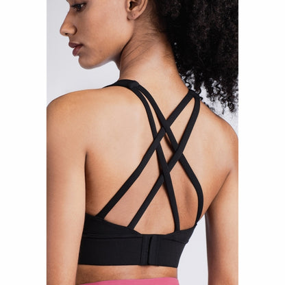 ไม่มีหัวเข็มขัด Trace Chest Line Yoga Sports Vest (สี: Palm Court Size: XL), S, M, L, XL