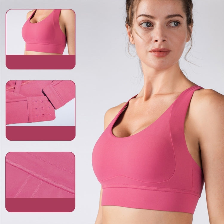 ไม่มีหัวเข็มขัด Trace Chest Line Yoga Sports Vest (สี: Palm Court Size: XL), S, M, L, XL