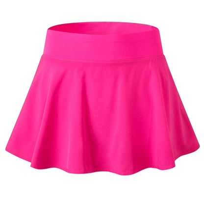 เทนนิส แดนซ์ โยคะ กางเกงซับในกันแสงแห้งเร็ว (สี:กุหลาบแดง ไซส์:XXL), S, M, L, XL, XXL