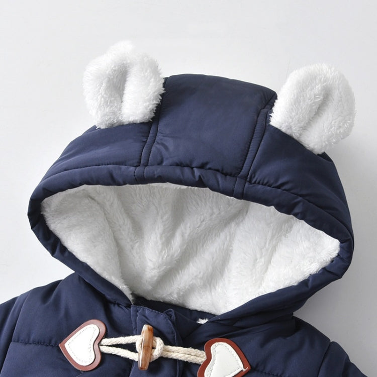 Onesies ทารกที่ควิลท์และกำมะหยี่อบอุ่น, 59, 66, 73, 80, 90