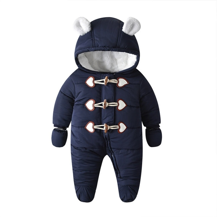 Onesies ทารกที่ควิลท์และกำมะหยี่อบอุ่น, 59, 66, 73, 80, 90
