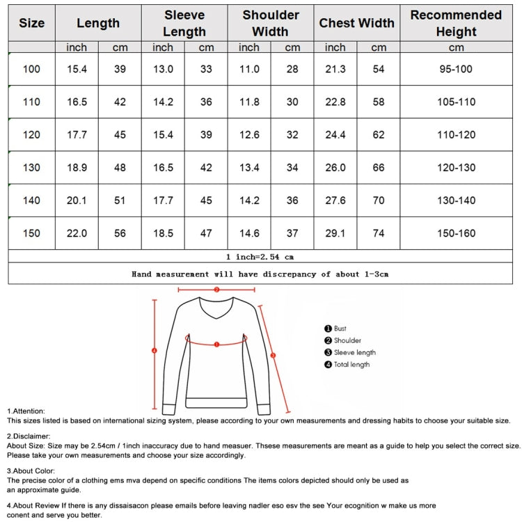 บวกแคชเมียร์สไตล์ตัวอักษรลายมิงค์แคชเมียร์เด็กเสื้อคอเต่าถัก, 100cm, 110cm, 120cm, 130cm, 150cm, 140cm