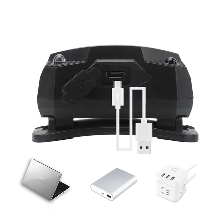 YWXLight XPG+COB การชาร์จไฟแบบเหนี่ยวนำไฟหน้าแบบ Strong Light พร้อมจอแสดงผลพลังงาน