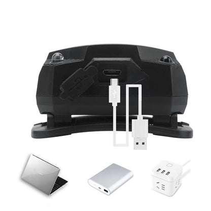 YWXLight XPG+COB การชาร์จไฟแบบเหนี่ยวนำไฟหน้าแบบ Strong Light พร้อมจอแสดงผลพลังงาน