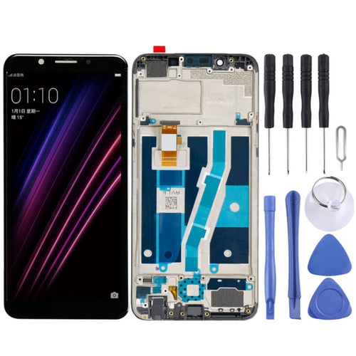 หน้าจอแอลซีดีและชุดประกอบDigitizerสำหรับOPPO A1 พร้อมกรอบ, For OPPO A1