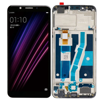หน้าจอแอลซีดีและชุดประกอบDigitizerสำหรับOPPO A1 พร้อมกรอบ, For OPPO A1