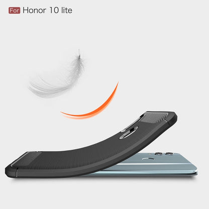 เคสกันกระแทกเนื้อคาร์บอนไฟเบอร์ TPU สำหรับ Huawei Honor 10 Lite / P Smart 2019, For Huawei Honor 10 Lite / P Smart 2019, Huawei Honor 10 Lite / P Smart 2019