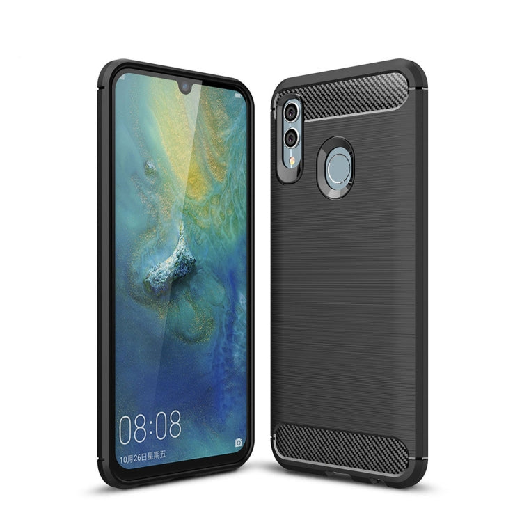 เคสกันกระแทกเนื้อคาร์บอนไฟเบอร์ TPU สำหรับ Huawei Honor 10 Lite / P Smart 2019, For Huawei Honor 10 Lite / P Smart 2019, Huawei Honor 10 Lite / P Smart 2019