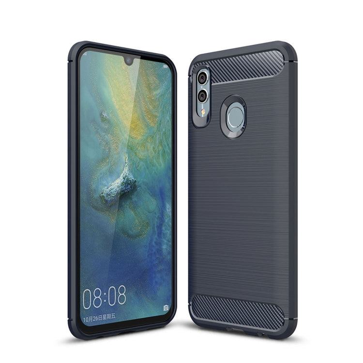 เคสกันกระแทกเนื้อคาร์บอนไฟเบอร์ TPU สำหรับ Huawei Honor 10 Lite / P Smart 2019, For Huawei Honor 10 Lite / P Smart 2019, Huawei Honor 10 Lite / P Smart 2019
