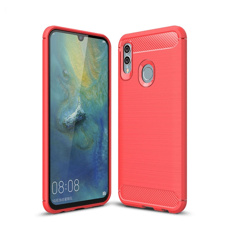 เคสกันกระแทกเนื้อคาร์บอนไฟเบอร์ TPU สำหรับ Huawei Honor 10 Lite / P Smart 2019, For Huawei Honor 10 Lite / P Smart 2019, Huawei Honor 10 Lite / P Smart 2019