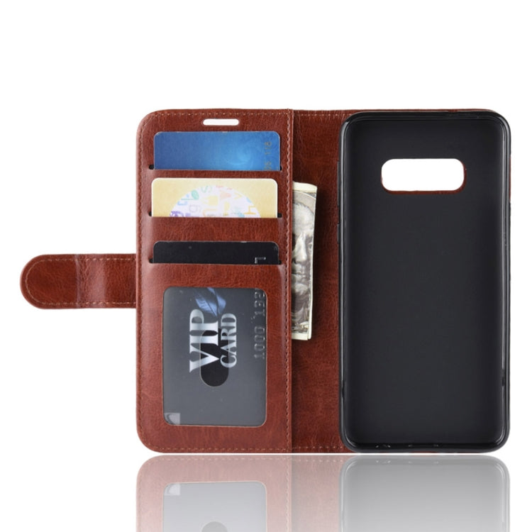 R64 เคสหนังพลิกแนวนอนสำหรับ Galaxy S10e, For Galaxy S10e