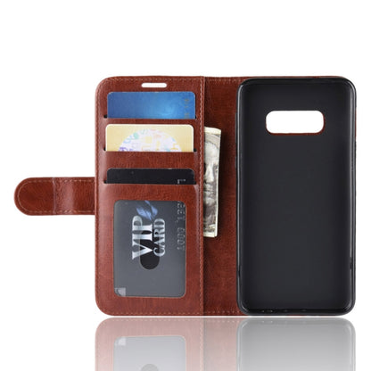 R64 เคสหนังพลิกแนวนอนสำหรับ Galaxy S10e, For Galaxy S10e