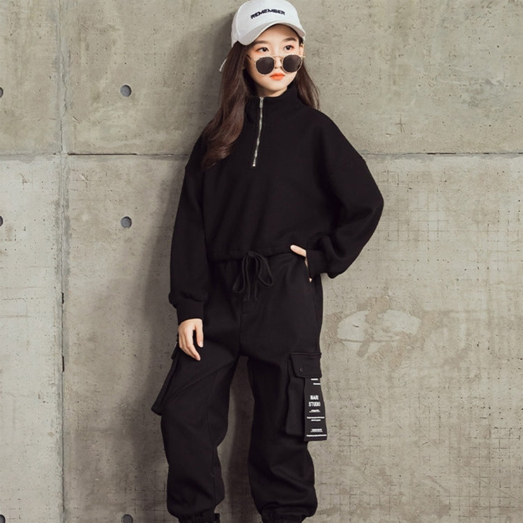 ฤดูใบไม้ผลิฤดูใบไม้ร่วงเด็กแฟชั่นเสื้อกันหนาว Hoodies, 120cm, 130cm, 150cm, 160cm, 165cm, 140cm