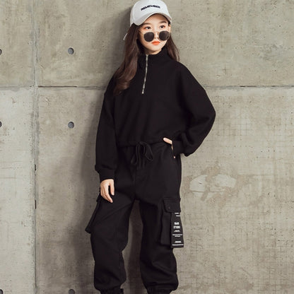ฤดูใบไม้ผลิฤดูใบไม้ร่วงเด็กแฟชั่นเสื้อกันหนาว Hoodies, 120cm, 130cm, 150cm, 160cm, 165cm, 140cm