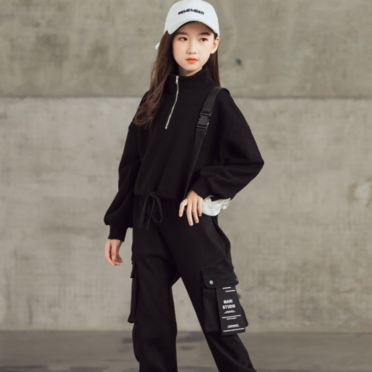 ฤดูใบไม้ผลิฤดูใบไม้ร่วงเด็กแฟชั่นเสื้อกันหนาว Hoodies, 120cm, 130cm, 150cm, 160cm, 165cm, 140cm
