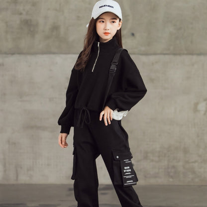 ฤดูใบไม้ผลิฤดูใบไม้ร่วงเด็กแฟชั่นเสื้อกันหนาว Hoodies, 120cm, 130cm, 150cm, 160cm, 165cm, 140cm