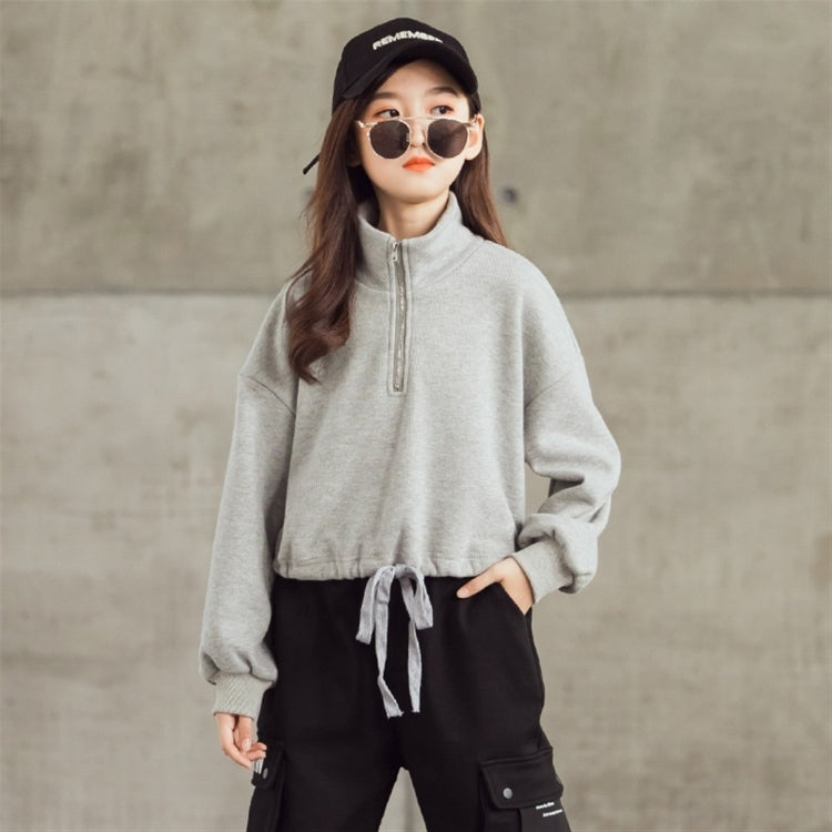 ฤดูใบไม้ผลิฤดูใบไม้ร่วงเด็กแฟชั่นเสื้อกันหนาว Hoodies, 120cm, 130cm, 150cm, 160cm, 165cm, 140cm