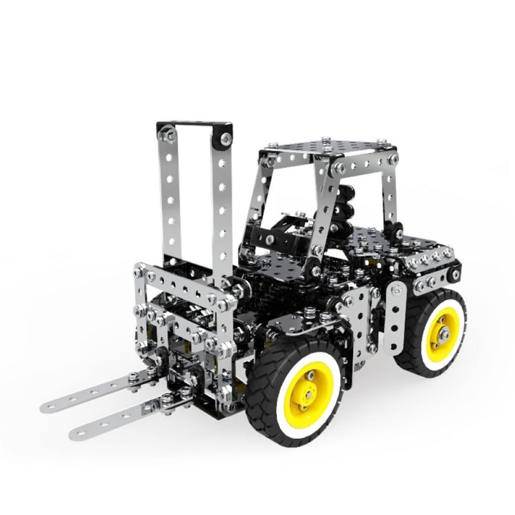 589PCS เกียร์สแตนเลสด้วยตนเองดำเนินการรถยก DIY ASSEMBLY Building Block ของเล่นเพื่อการศึกษาชุดสำหรับ MoFun SW-030