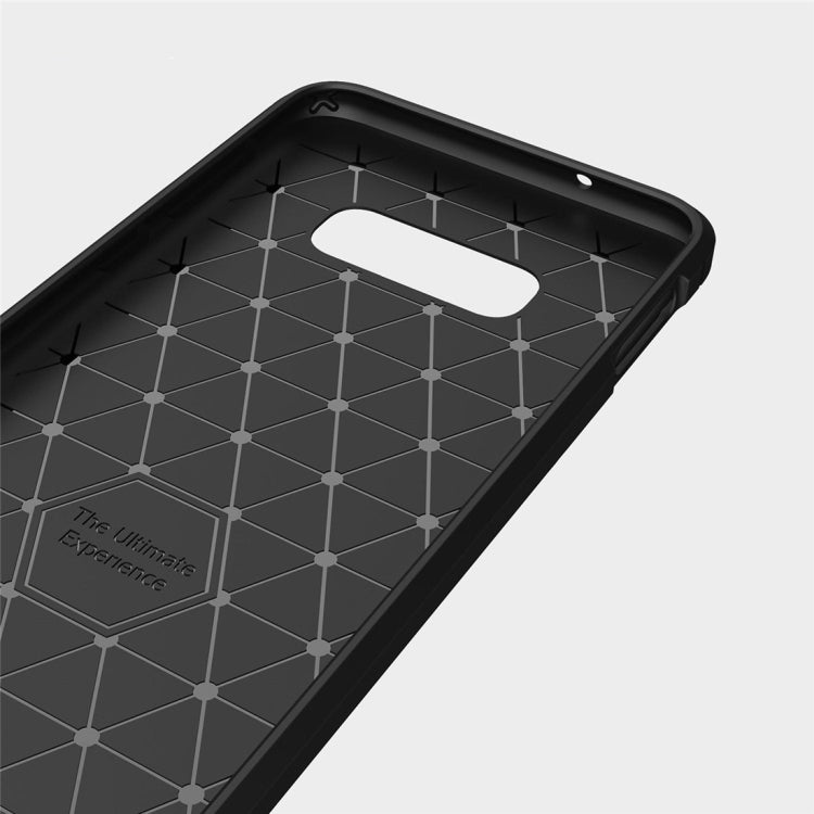 เคส TPU คาร์บอนไฟเบอร์พื้นผิวแปรงสำหรับ Galaxy S10e, For Galaxy S10e （Black）, For Galaxy S10e, For Samsung Galaxy S10e, Galaxy S10e (Brushed Texture)