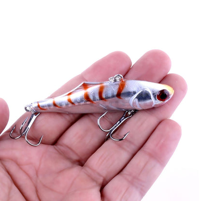 HENGJIA VI026 7cm / 24g ว่ายน้ำเต็มชั้นเหยื่อพลาสติกแข็ง ประมง Lures Set Tackle Baits, Bagged