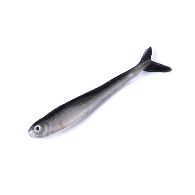 HENGJIA SO101 10 ชิ้น 8 ซม./2.4 กรัม Loach เหยื่ออ่อนสองสีปลาเล็กถนนล่อตกปลานุ่มสำหรับตกปลาทะเล