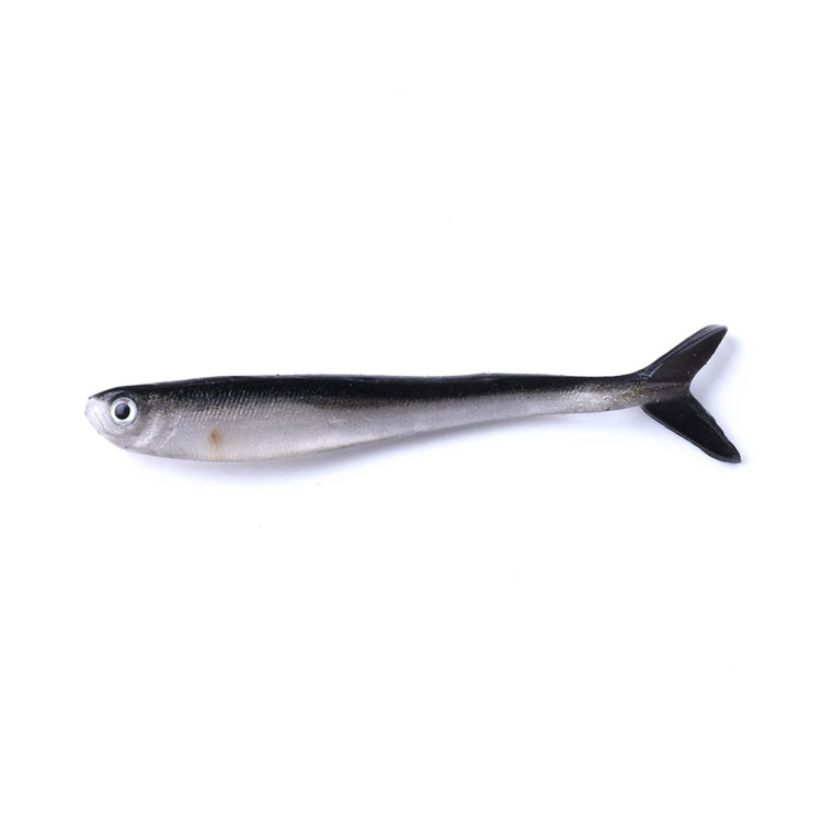 HENGJIA SO101 10 ชิ้น 8 ซม./2.4 กรัม Loach เหยื่ออ่อนสองสีปลาเล็กถนนล่อตกปลานุ่มสำหรับตกปลาทะเล
